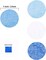 1 Inch Tissue Paper Confetti White Blue Table Confetti for Boys Baby Shower Birthday Decoration, 1.76 oz